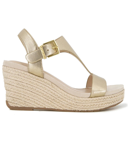 Kenneth Cole Reaction Womens Card Wedges Soft Gold - Manmade 10M