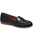 kate spade new york Womens Camellia Loafers Black Leather 8M