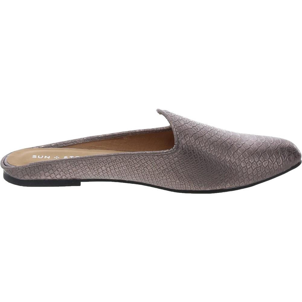 Sun Stone Ninna Mules Ivory Snake 9.5M