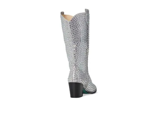 Betsey Johnson Womens Randy R Silver 7.5M