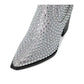 Betsey Johnson Womens Randy R Silver 7.5M