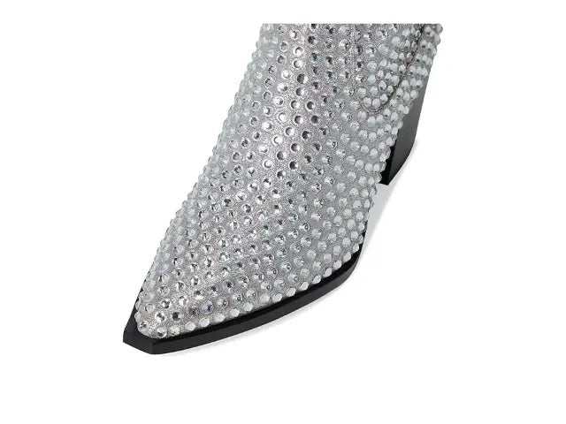 Betsey Johnson Womens Randy R Silver 7.5M