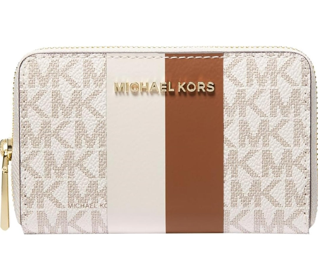 Michael Kors Jet Set Leather Zip-Around