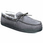 Club Room Mens Faux-Suede Moccasin Slip Grey S (6-7)