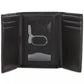 Perry Ellis Mens Slim Leather Trifold Wallet
