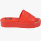 DKNY Womens Laren Platform Slide S Orange 6M