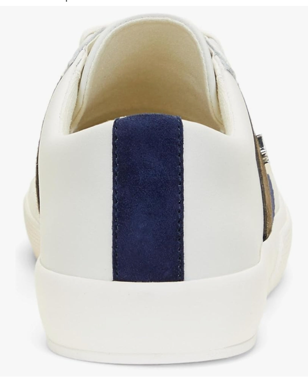 Lauren Ralph Lauren Womens Janson Sneakers Snow White, Refined Navy, Dark 9.5M