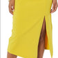 Women's faux wrap midi skirt