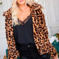 Women's plus Leopard print jacket