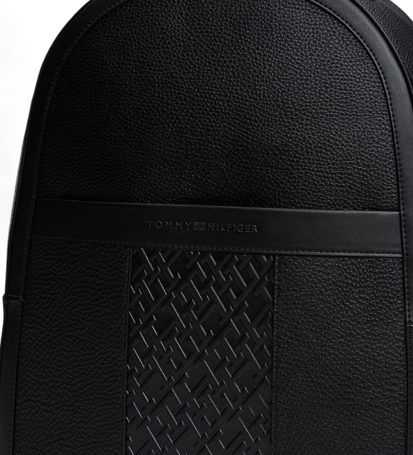 Tommy Hilfiger Mens Monogram Backpack Black