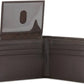 Perry Ellis Mens Slim Leather Trifold Wallet - Brown (lot of 10)
