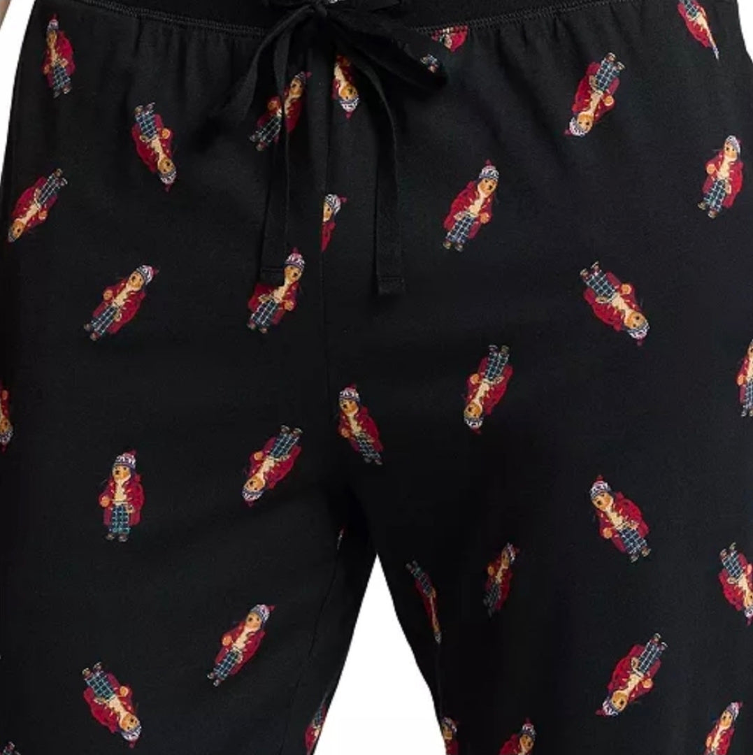 Polo Ralph Lauren Mens 2-Pc. Polo Bear Pajamas - L