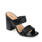 Journee Collection Womens Melissa mule Black 9M