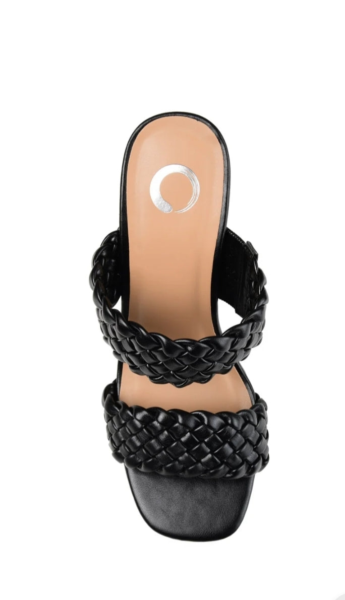 Journee Collection Womens Melissa mule Black 9M