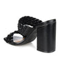 Journee Collection Womens Melissa mule Black 9M