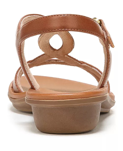 Soul Naturalizer Solo Strappy Sandals Toffee Brown Faux Leather 9.5M