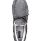 Club Room Mens Faux-Suede Moccasin Slip Grey S (6-7)