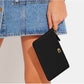 COACH Pebble Leather wristlet