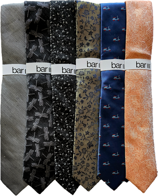 Bar III Men's ties (Lot of 10)