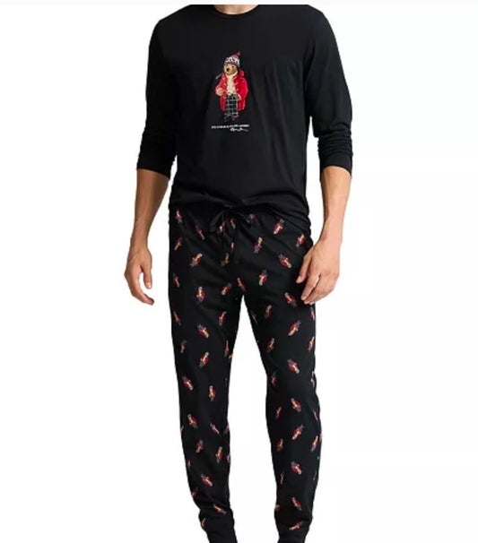 Polo Ralph Lauren Mens 2-Pc. Polo Bear Pajamas - L