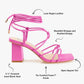 Journee Collection Womens Harpr Pink 8M