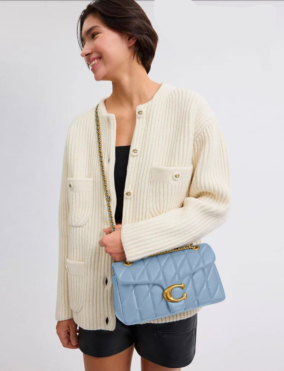 COACH Quilted Leather Tabby Shoulder bag 26