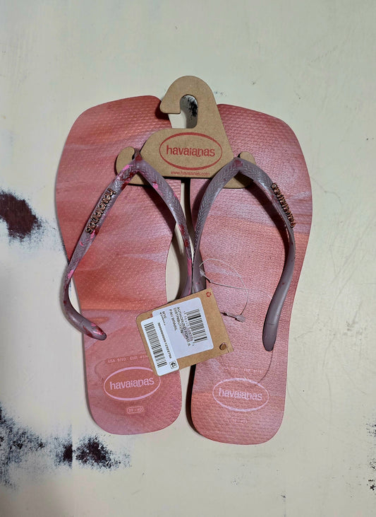 Havaianas Womens Slim Swarovs Ballet Rose 910