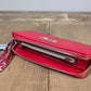 Bebe Red Quilted women's wallet