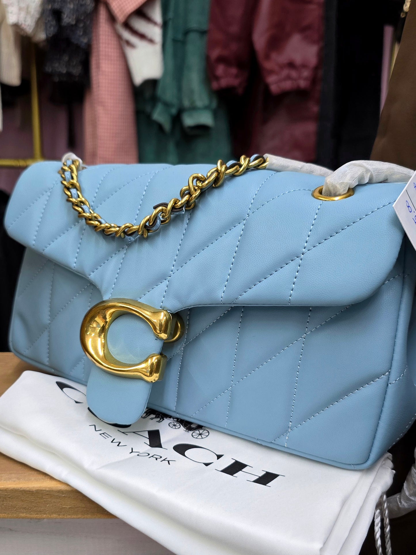 COACH Quilted Leather Tabby Shoulder bag 26