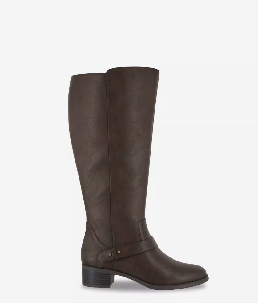 Easy Street Jewel Riding Boots Brown 7.5W