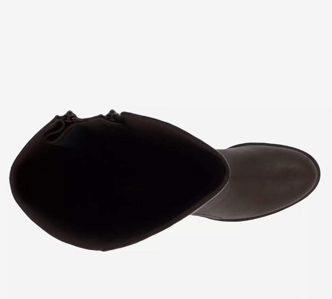 Easy Street Jewel Riding Boots Brown 7.5W