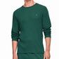 Tommy Hilfiger Mens Waffle-Knit Long-Sleeve Spruce XXL