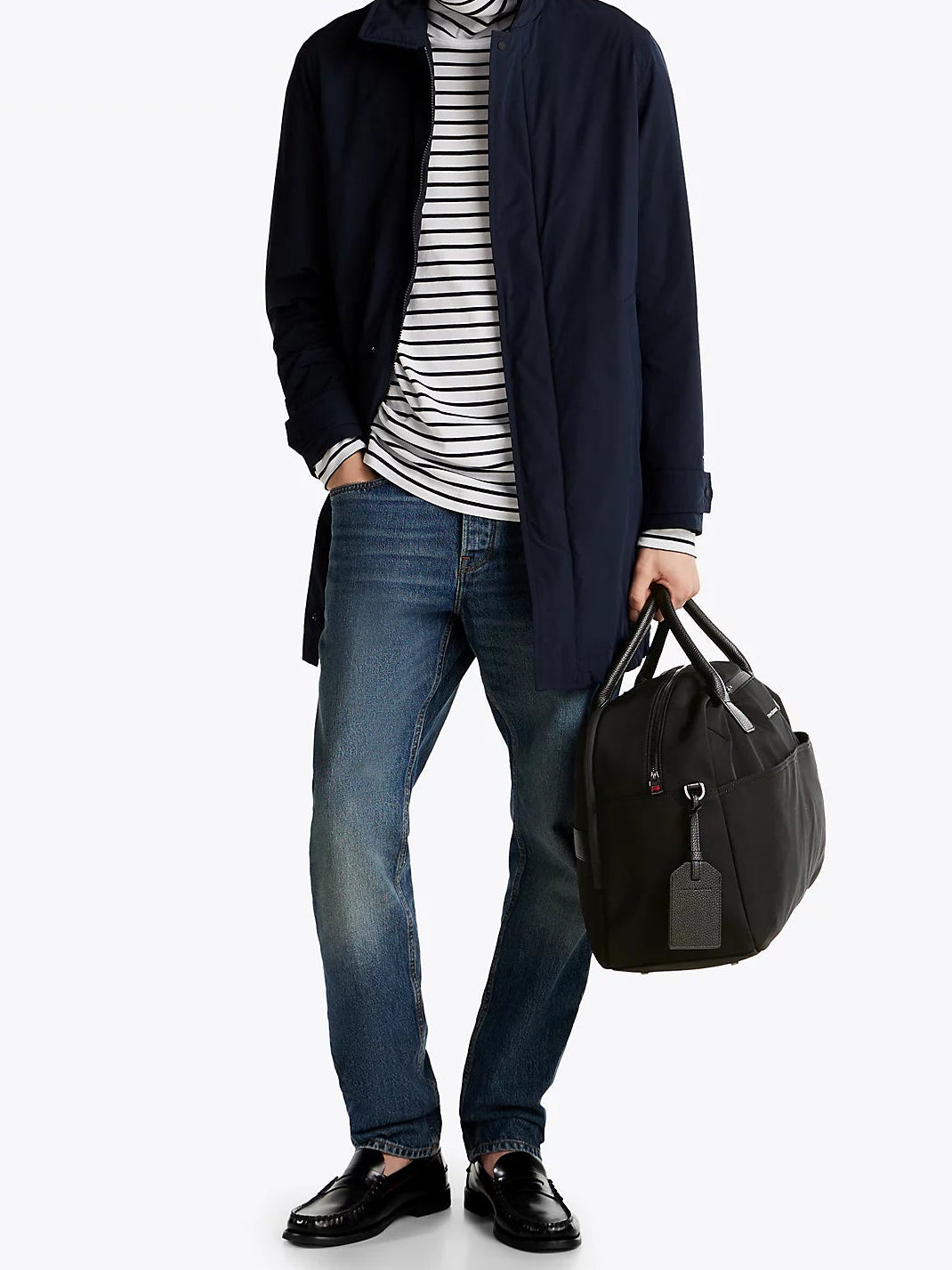 Tommy Hilfiger Mens Duffel Bag Black