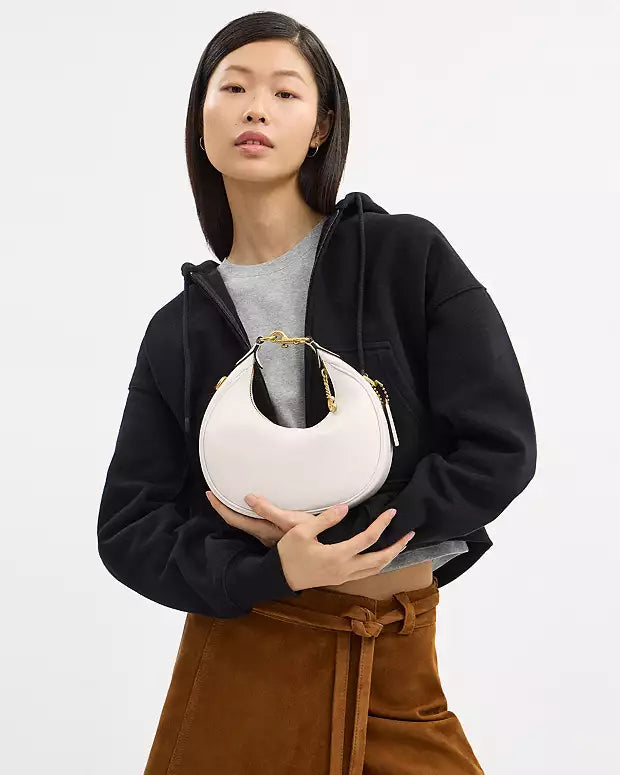 COACH Leather Jonie Bag 22 Brown