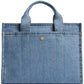 COACH Denim Cargo Medium Tote