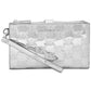 Michael Kors Double Zip Wristlet Silver