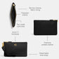 COACH Pebble Leather wristlet