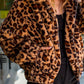 Women's plus Leopard print jacket
