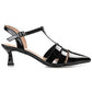 Journee Collection Womens Jazlynn Black Patent 7.5M