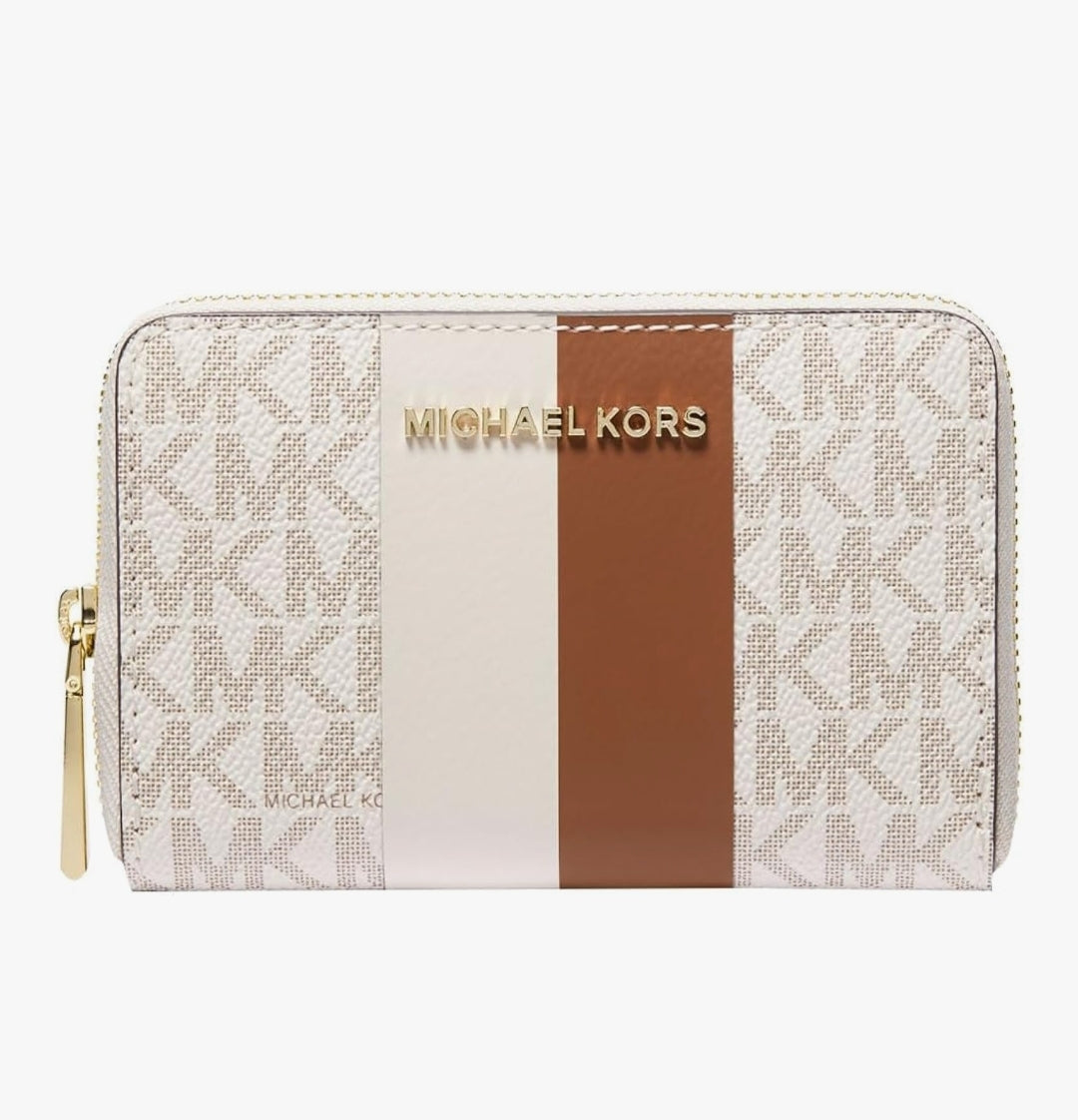 Michael Kors Jet Set Leather Zip-Around