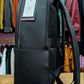 Tommy Hilfiger Mens Monogram Backpack Black