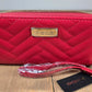 Bebe Red Quilted women's wallet