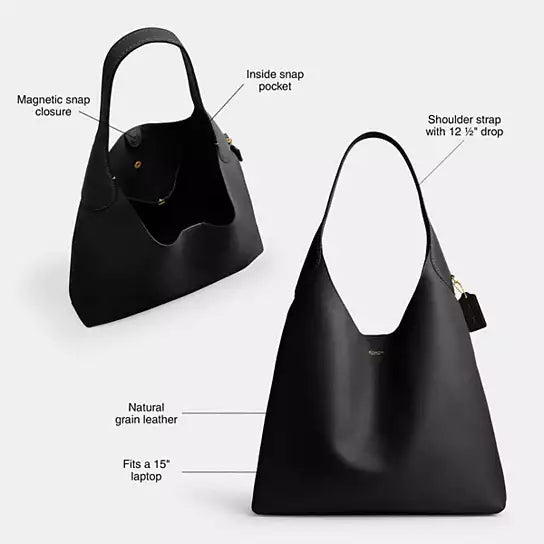 COACH Brooklyn Large Leather Shoulder bag