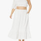 Women's one shoulder crop top