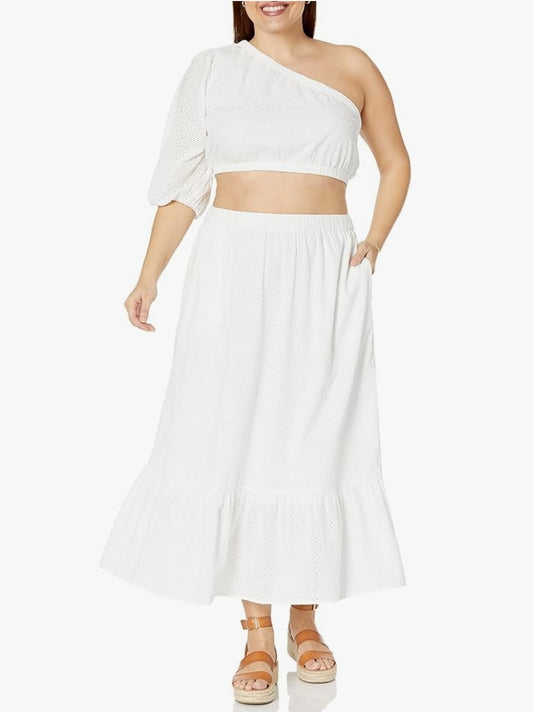 Women's one shoulder crop top