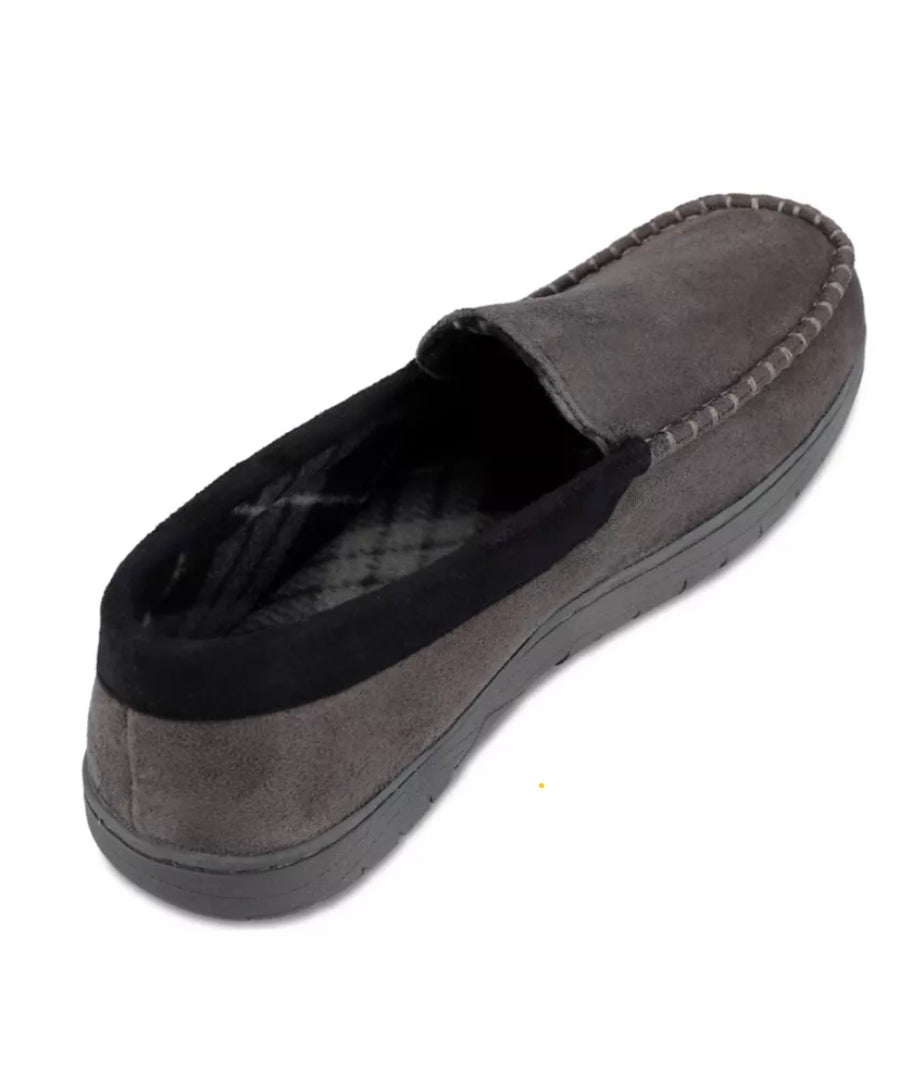 Haggar Mens Microsuede Fleece-Lined Gray 2XL (13-14)