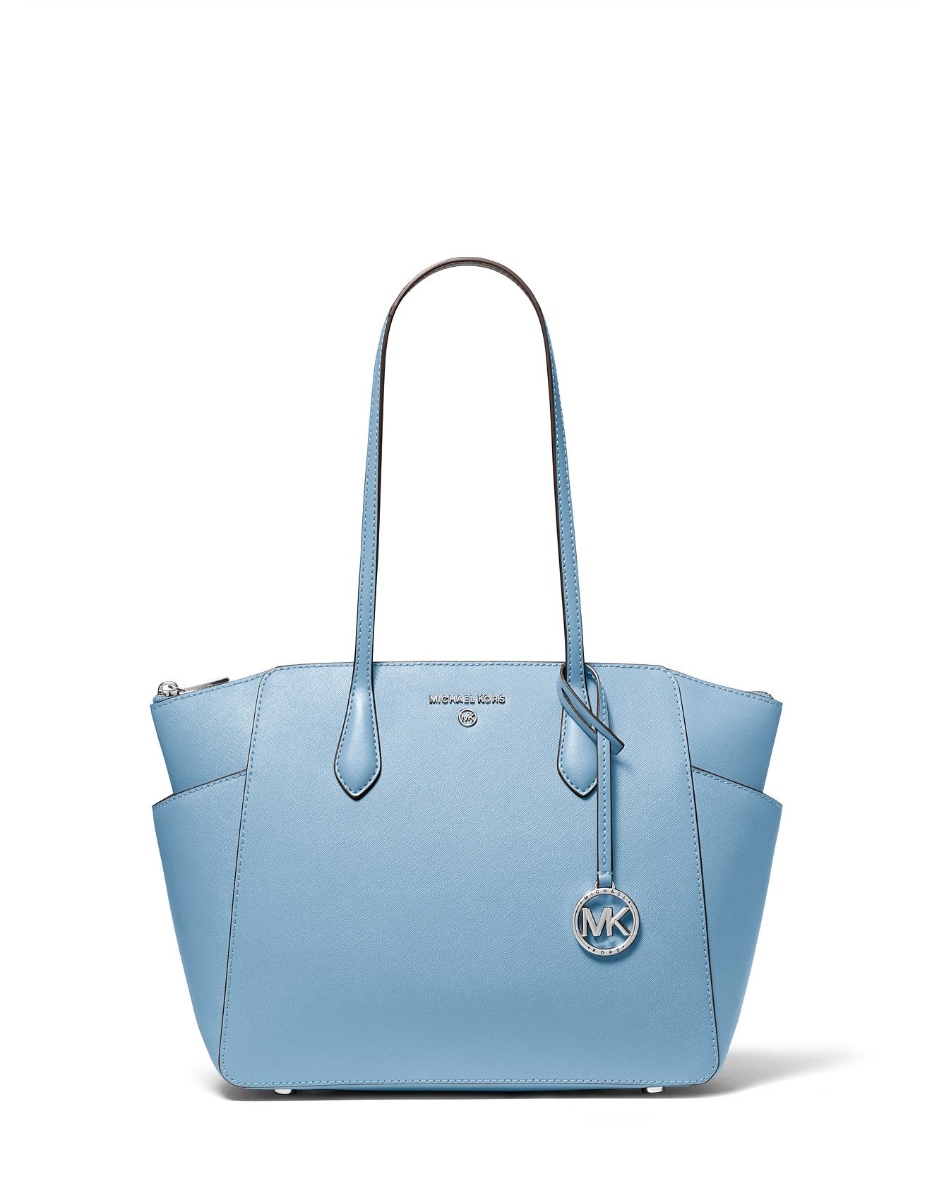 Michael Kors Marilyn Medium Top-Zip Leather