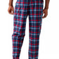 Nautica Mens Classic-Fit Plaid Fleece Maritme & navy