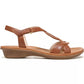 Soul Naturalizer Solo Strappy Sandals Toffee Brown Faux Leather 9.5M