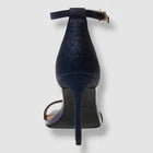 Wild Pair Bethie Two-Piece Dress Sandals Navy Glitter 8M